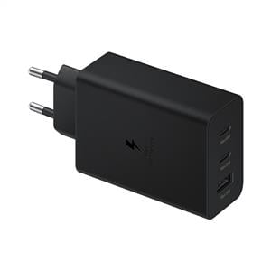 SAMSUNG EP-T6530N TYPE-C & TYPE-A HIZLI ŞARJ ALETİ ÜÇLÜ (65W-25W-15W) - SİYAH